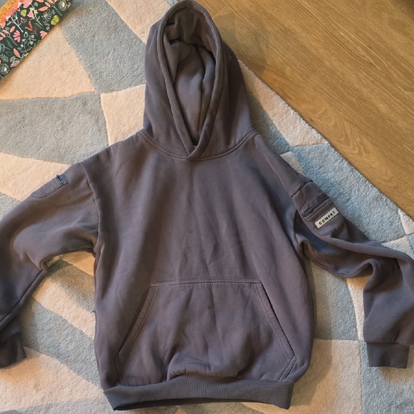 Gray Hoodie with Pocket - Picture 1 of 4